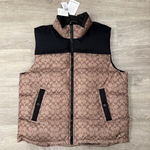 NWT COACH Signature Down Men’s XXL Vest